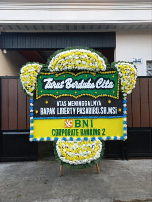 Papan Bunga Duka di Jatiasih