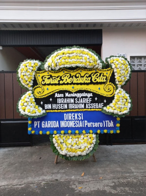 Papan Bunga Duka di Jatiasih