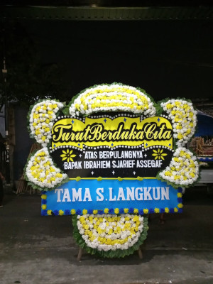 Papan Bunga Duka di Jatiasih