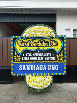 Papan Bunga Duka di Jatiasih