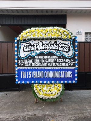 Papan Bunga Duka di Jatiasih